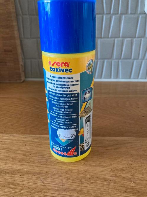 Sera toxovec 500 ml, ammoniak- nitrietverwijderaar, Dieren en Toebehoren, Vissen | Aquaria en Toebehoren, Zo goed als nieuw, Overige typen