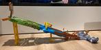 HotWheels Monster Truck Slopend Circuit incl 2 monstertrucks, Ophalen, Racebaan, Zo goed als nieuw, Hot Wheels
