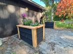 Prachtige houten bloembakken te koop., Ophalen, Nieuw, Hout