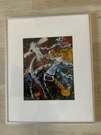 Cow Art - Cow Colored Prent Moderne Kunst, Antiek en Kunst, Kunst | Tekeningen en Foto's, Ophalen of Verzenden