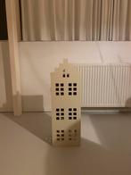 houten grachtenpand kastje poppenkast opbergkast wit ecru, Nieuw, Wit, kastje,, Ophalen