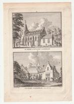 Kerk Willige Langerak Dorp Langerak Spilman gravure ca. 1750, Verzenden