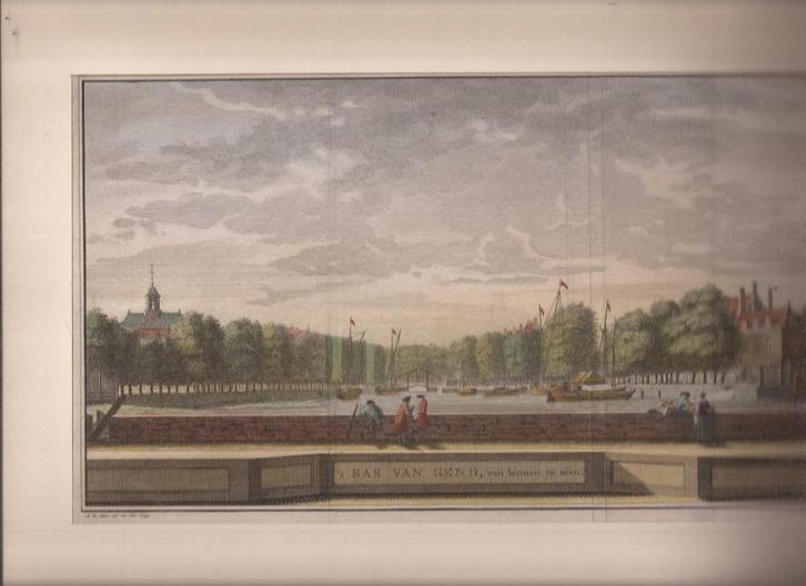 t SAS VAN GEND, van binnen te zien. 1739 Sas van Gent, Antiek en Kunst, Kunst | Etsen en Gravures, Ophalen of Verzenden