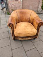 Schapen leren. Chesterfield fauteuil Joris ., Huis en Inrichting, Fauteuils, Ophalen, Gebruikt, 75 tot 100 cm