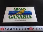 sticker spanje Gran Canaria Islas Canarias, Verzamelen, Ophalen, Zo goed als nieuw, Bedrijf of Vereniging