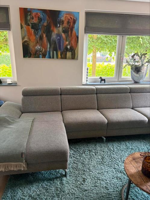 Montel lounge bank, Huis en Inrichting, Banken | Complete zithoeken, Gebruikt, Stof, Ophalen