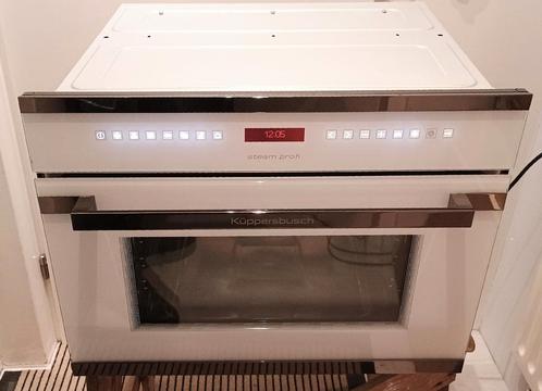 Küppersbusch witte inbouw stoomoven EDG6550.0W2 SBT35S1 ZGAN, Witgoed en Apparatuur, Ovens, Zo goed als nieuw, Inbouw, Oven, 45 tot 60 cm