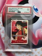 One Piece Monkey D.Luffy OP-01 Promo Japanse PSA 9, Ophalen of Verzenden, Nieuw, Losse kaart