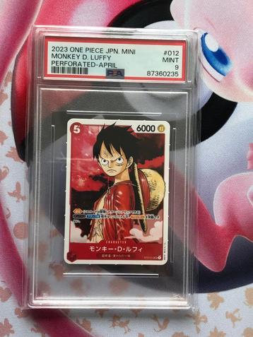 One Piece Monkey D.Luffy OP-01 Promo Japanse PSA 9 beschikbaar voor biedingen
