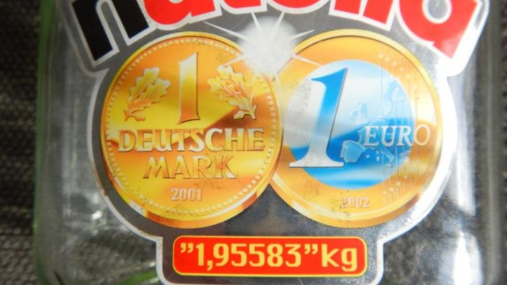 NUTELLA glazen pot, Antiek en Kunst, Antiek | Glas en Kristal, Ophalen of Verzenden