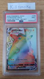 Pikachu VMAX #188 PSA 9 - Vivid Voltage, Verzenden, Zo goed als nieuw, Losse kaart, Foil