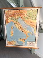 Oude schoolkaart Italië - Bos Zeeman Noordhoff, Ophalen, Aardrijkskunde