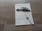 Folder volkswagen kever, Gelezen, Ophalen of Verzenden, Diverse schrijvers, Volkswagen