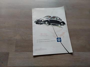 Folder volkswagen kever beschikbaar voor biedingen