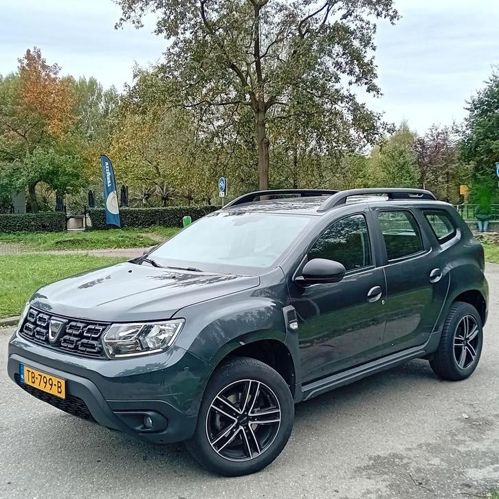Dacia Duster TCe 125pk 4x2 S&S 2018 Antraciet Grijs, Auto's, Dacia, Particulier, Duster, Centrale vergrendeling, Climate control