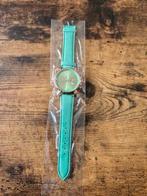 Nieuw groen quartz horloge hh, Geneva platinum, Onbekend, Nieuw, Ophalen of Verzenden