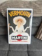 martini vermouth   reclamen bord, Verzamelen, Ophalen of Verzenden, Zo goed als nieuw, Reclamebord