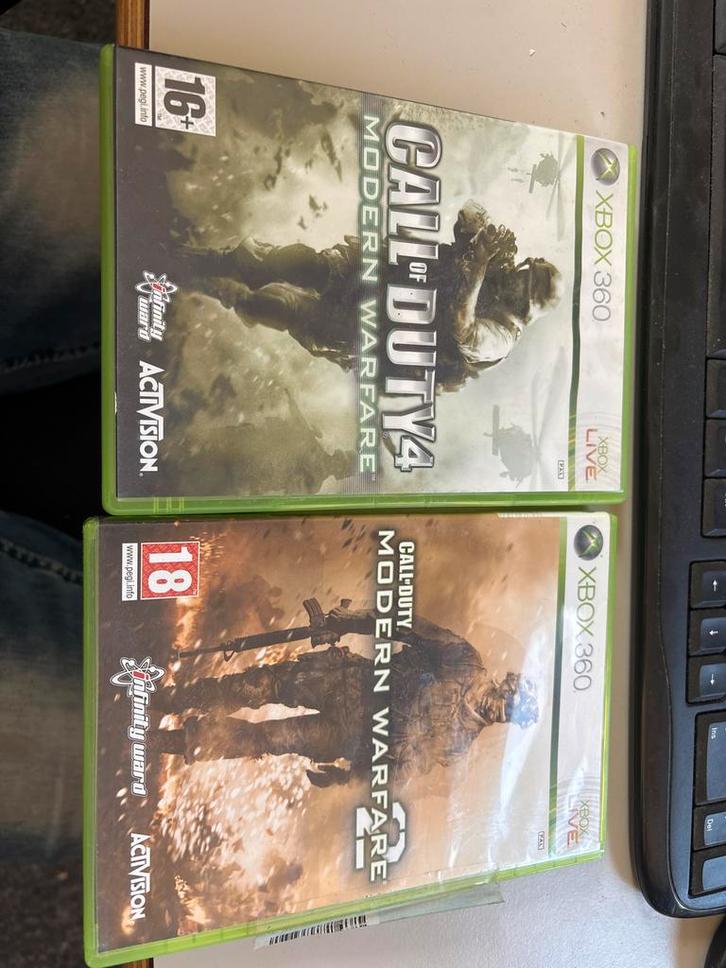 Call of Duty MW & MW2 - Xbox 360, Spelcomputers en Games, Games | Xbox 360, Gebruikt, Shooter, 1 speler, Vanaf 18 jaar, Online