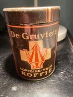 Vintage De Gruyter's Koffie Blikje, Ophalen of Verzenden, Gebruikt, Koffie, Overige merken