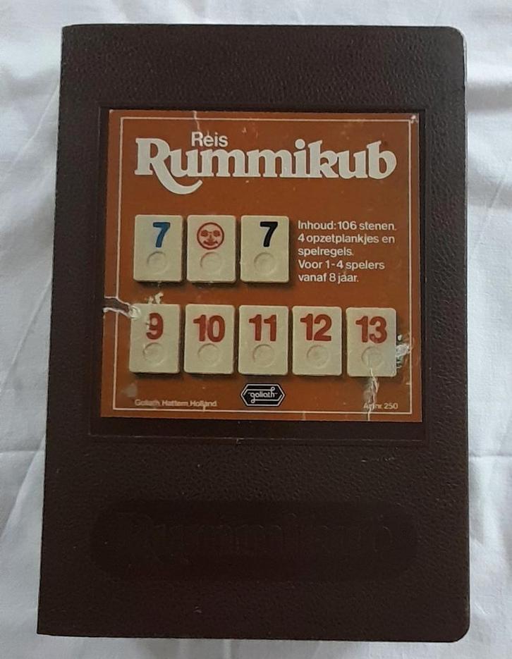 Originele Reis Rummikub in luxe  cassette., Hobby en Vrije tijd, Gezelschapsspellen | Bordspellen, Ophalen of Verzenden