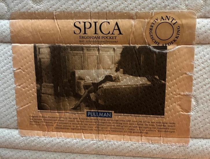 Pullman Spica Matras 90x200cm, Huis en Inrichting, Slaapkamer | Matrassen en Bedbodems, Gebruikt, Matras, 90 cm, 200 cm, Eenpersoons
