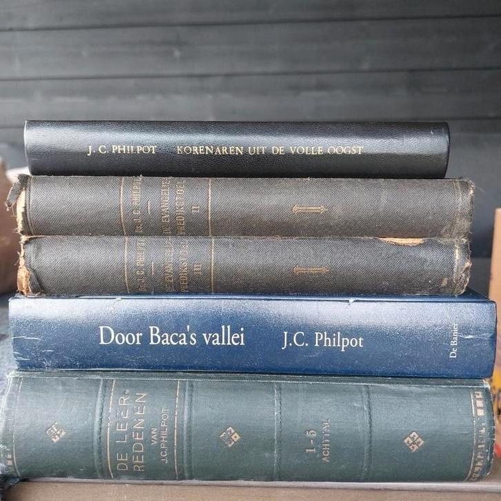 4 boeken J.C. Philpot, Boeken, Godsdienst en Theologie, Gelezen, Ophalen of Verzenden
