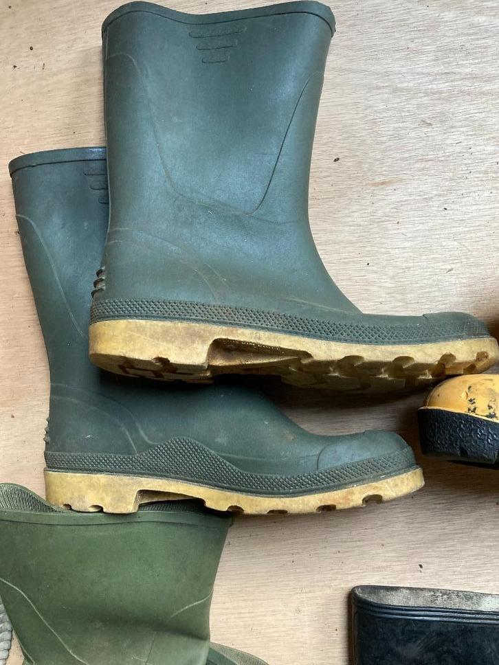 2 Paar Regenlaarzen., Kleding | Dames, Schoenen, Gedragen, Regenlaarzen, Zwart, Ophalen of Verzenden