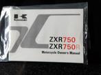 Kawasaki ZXR 750 - ZXR 750 R Handleiding, Verzenden, Kawasaki
