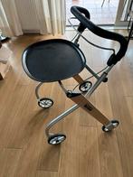 Trust binnen rollator met dienblad kleur Beuken, Diversen, Rollators, Ophalen, Lichtgewicht, Zo goed als nieuw