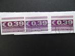 Postzegels - Nederland / 2x 2001 / 1x 2002/ € 0,39, Ophalen of Verzenden, Na 1940, Gestempeld