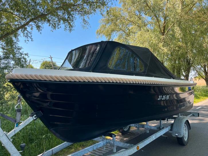 Lago Amore 540 sloep + 25pk Suzuki VAARKLAAR! Topprijs!!, Watersport en Boten, Sloepen, Zo goed als nieuw, 10 tot 30 pk, 3 tot 6 meter