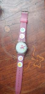 Swatch horloge pink candy 2005 GE177, Ophalen, Zo goed als nieuw, Roze, Meisje
