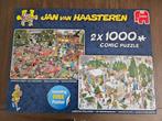 Jan van Haasteren 2x1000 - Kerstdiner & Kerstbomenmarkt, Hobby en Vrije tijd, Denksport en Puzzels, Ophalen, 500 t/m 1500 stukjes