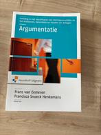 Argumentatie - Frans van Eemeren, Boeken, Ophalen of Verzenden, Alpha, Zo goed als nieuw, HBO