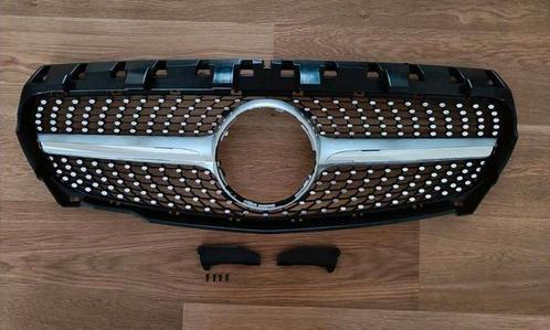Diamond grill voor Mercedes-Benz CLA W117 Hoogglans zilver, Auto diversen, Tuning en Styling, Ophalen of Verzenden