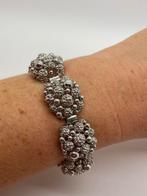 Z821 Prachtige zilveren armband Kollmar Jourdan, Ophalen of Verzenden, Zo goed als nieuw, X, Zilver