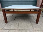 Vintage salontafel, Huis en Inrichting, Gebruikt, 100 tot 150 cm, Vierkant, Vintage jaren '60