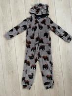 Claesens onesie beren 116/122 met rits en capuchon, Claesens, Nacht- of Onderkleding, Gebruikt, Jongen of Meisje