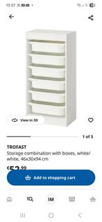 Ikea Trofast Opbergkast Wit - 4 Stuks 463094, Kinderen en Baby's, Kinderkamer | Commodes en Kasten, Ophalen, Gebruikt, Minder dan 50 cm