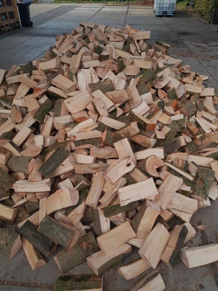 Brandhout essen kachelhout openhaardhout essenhout kachel, Tuin en Terras, Haardhout, Blokken, Essenhout, 6 m³ of meer, Ophalen of Verzenden