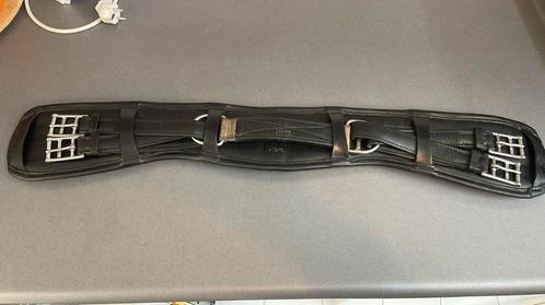 Zaldi dressuursingel 70 cm leer, zwart, Dieren en Toebehoren, Paarden en Pony's | Hoofdstellen en Tuigage, Gebruikt, Dressuur