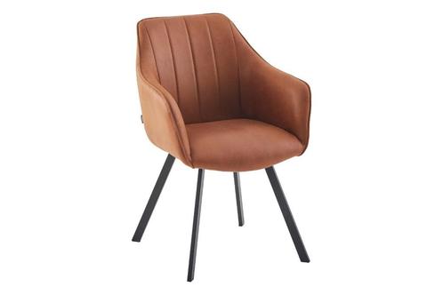 kuipstoel NIEUW in cognac of antraciet, Huis en Inrichting, Stoelen, Nieuw, Vijf, Zes of meer stoelen, Metaal, Stof, Overige kleuren