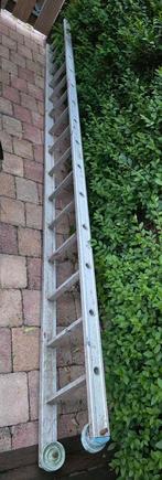 Aluminium lader, Doe-het-zelf en Verbouw, Ladders en Trappen, Ophalen of Verzenden, Gebruikt, Minder dan 2 meter