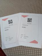 ACinDC, Tickets en Kaartjes, Twee personen, December