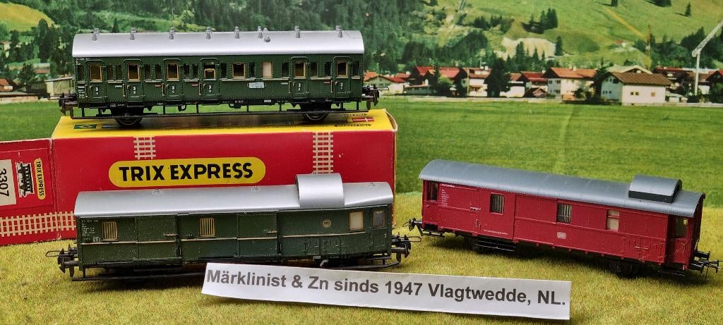 Trix Express 3 x donderbussen, Hobby en Vrije tijd, Modeltreinen | H0, Gelijkstroom of Wisselstroom, Trix, Wagon, Ophalen of Verzenden