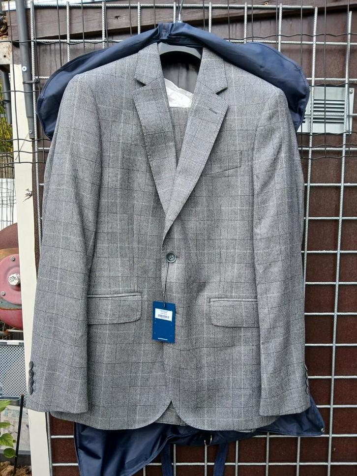 Hackett London Grijs Pak - Nieuw!, Kleding | Heren, Kostuums en Colberts, Nieuw, Maat 48/50 (M), Grijs, Ophalen of Verzenden