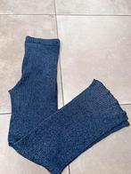 JACKY LUXURY NAVY BLUE DONKERBLAUW GLITTER GEBREIDE BROEK M, Maat 38/40 (M), Blauw, Ophalen of Verzenden, Zo goed als nieuw