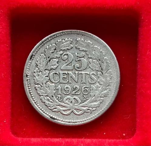 VERSCHILLENDE JAREN 25 cent Wilhelmina 'Opgestoken Haar', Postzegels en Munten, Munten | Nederland, Losse munt, 25 cent, Koningin Wilhelmina