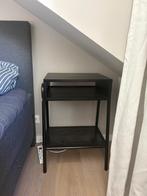 2x nachtkastje Setskog zwart, Huis en Inrichting, Slaapkamer | Nachtkastjes, Ophalen, Zo goed als nieuw, Kunststof, Minder dan 45 cm