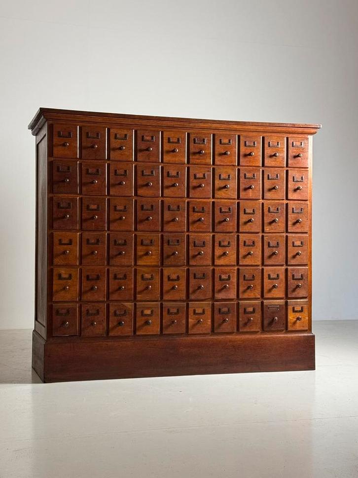 Apothekerskast ladekast xl eiken, Huis en Inrichting, Kasten | Ladekasten, Zo goed als nieuw, Minder dan 100 cm, 25 tot 50 cm